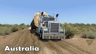 Australia Outback Map